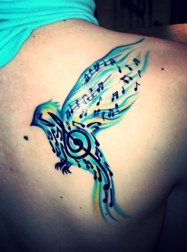 Desenhos de tatuagem de música 14 
