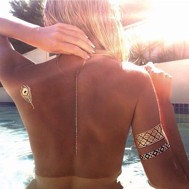 tatuagem flash de verão 