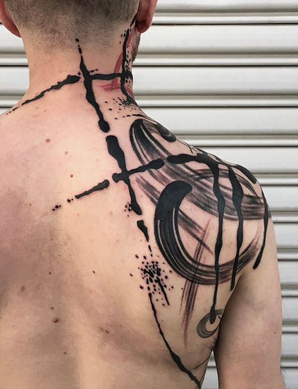 tatuagem abstrata 2018 