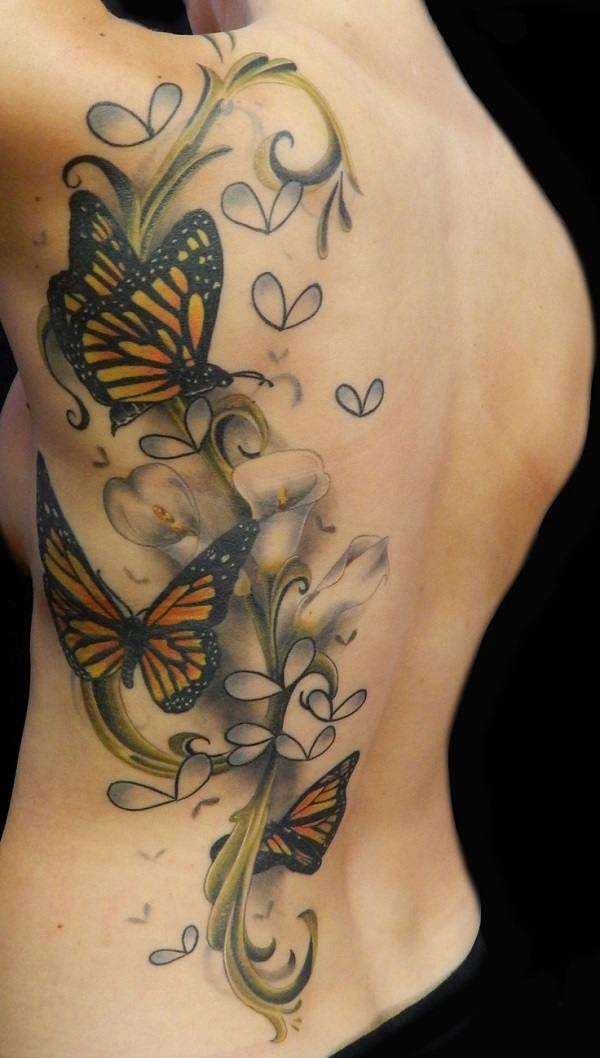 Tatuagem de borboleta 3D 51 
