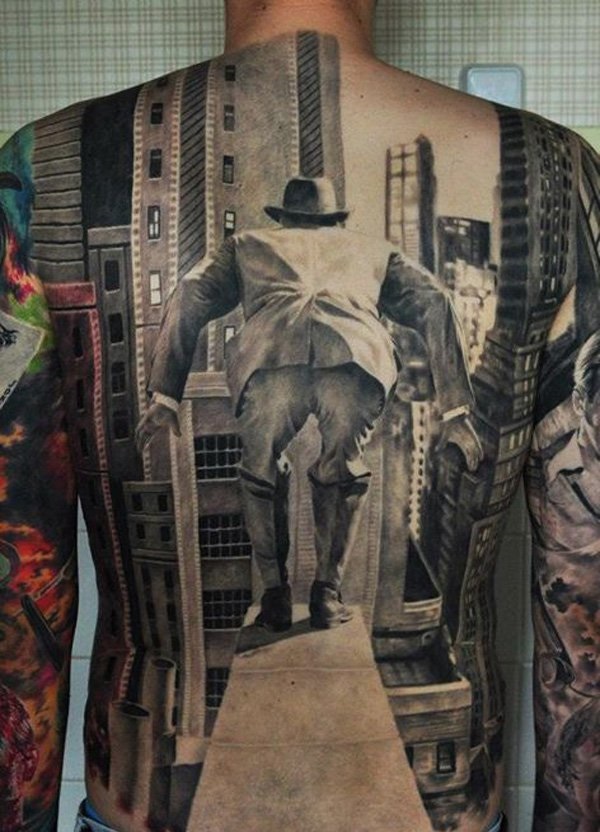 Desenhos e Tatuagem de Tatuagem nas Costas Completas 16 