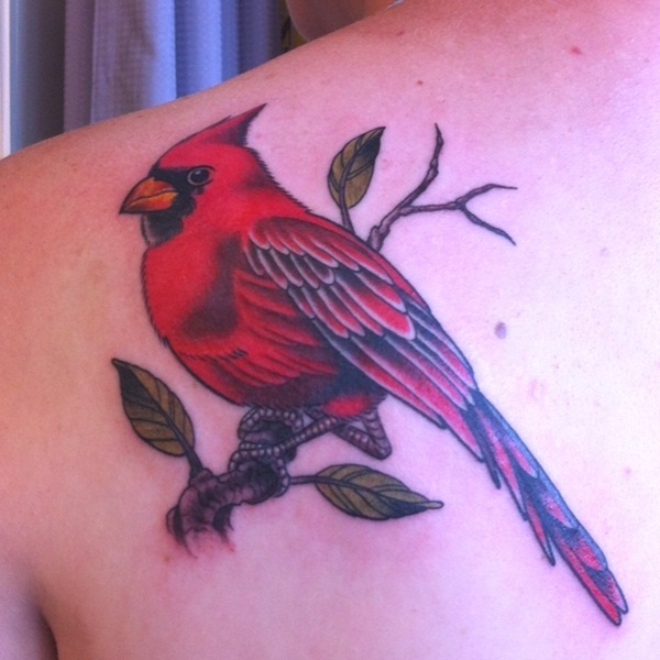 35 Cardinal Tattoo Designs e Ideias 36 