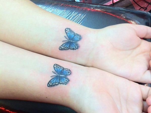 Tatuagem de borboleta 3D 46 