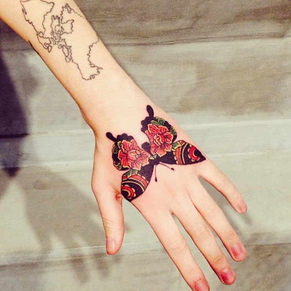 Tatuagem de borboleta bonito designs25 
