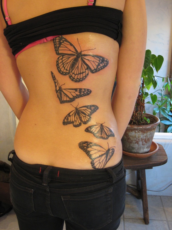 Tatuagem de borboleta bonito designs12 