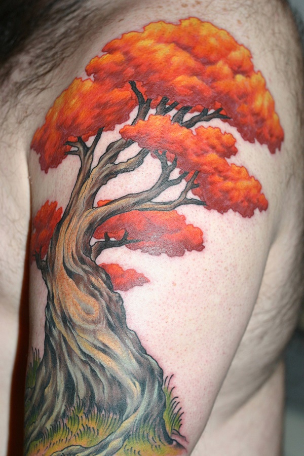 Desenhos de tatuagem de árvore25 