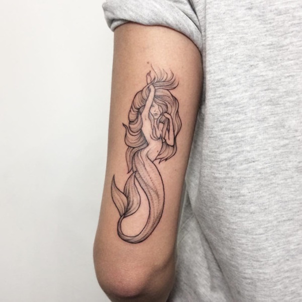 sereia-tatuagem-idéias-95 