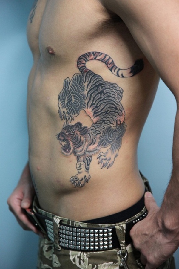 Desenhos de tatuagem de tigre para homens (3) 