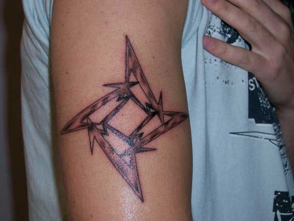 Significados e projetos do tatuagem da estrela de Ninja 15 