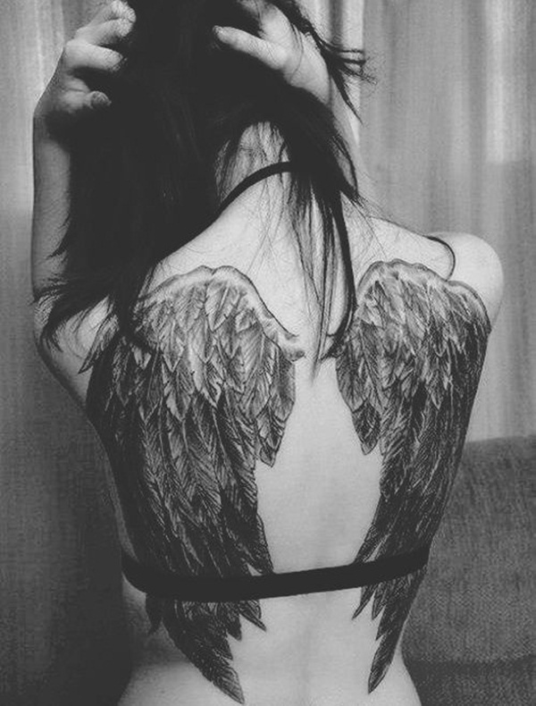 Desenhos de tatuagem de anjo e idéias64 