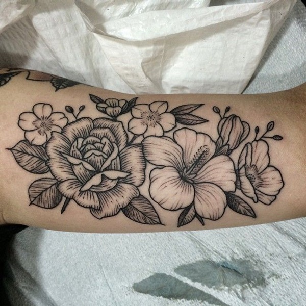 desenhos de tatuagem de flores (11) 