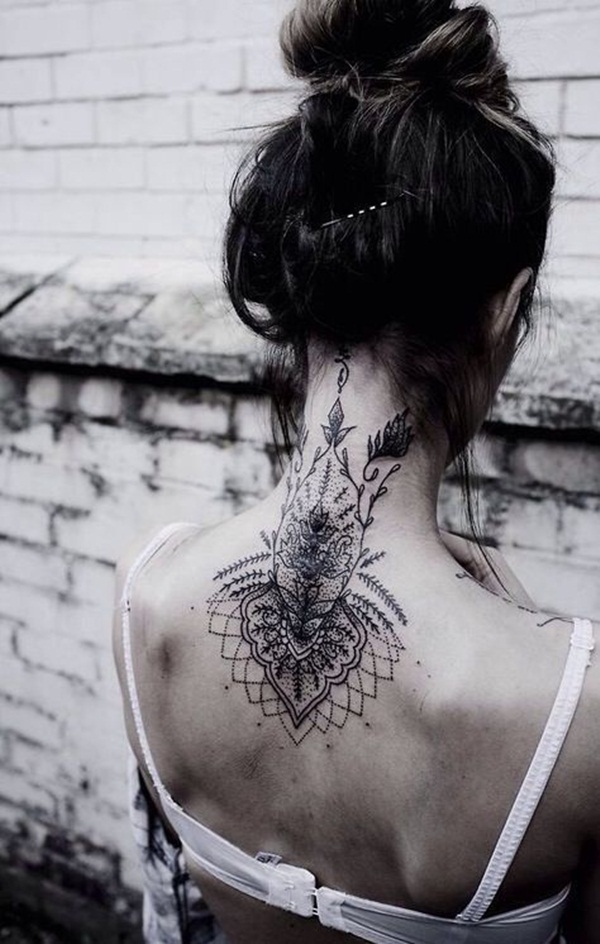 Desenhos de tatuagem de pescoço e idéias26 