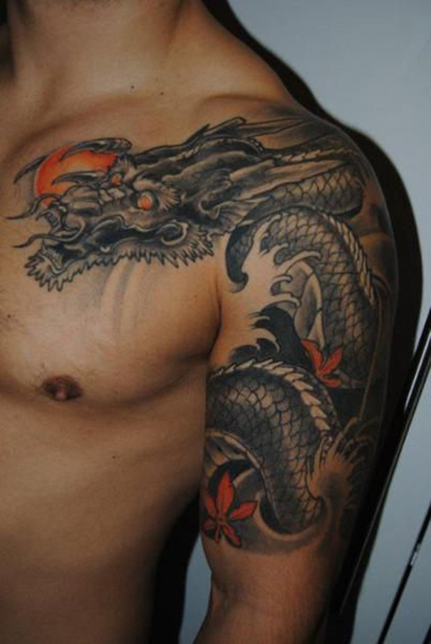 tatuagem de dragão para homens 