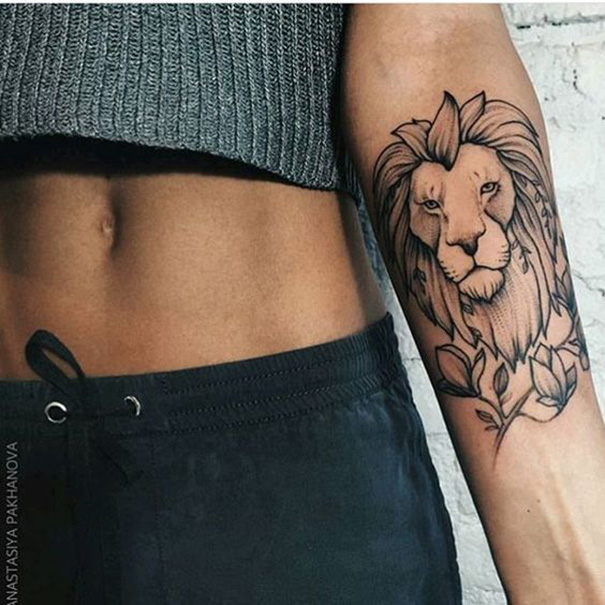 Poderoso Leão Tatuagem Idéias » Tatuagens HD