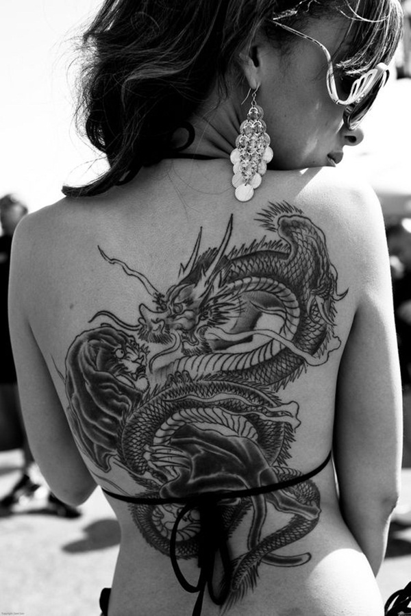 Desenhos de tatuagem de dragão para mulheres e homens33 