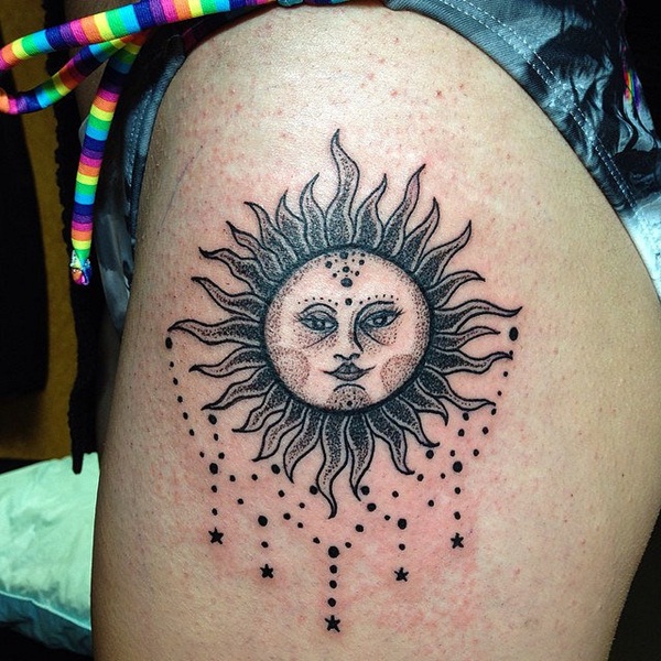 desenhos de tatuagem de sol sexy 42 