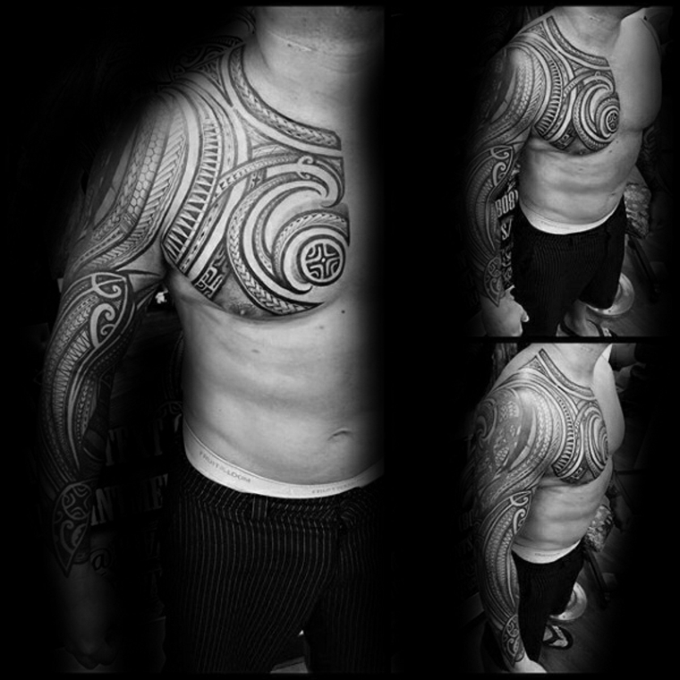 tatuagens masculinas no ombro 