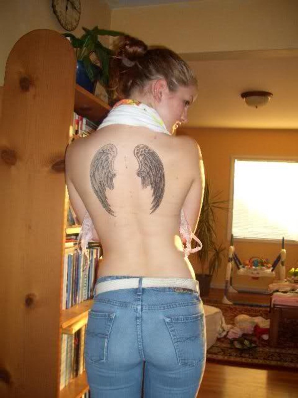 Desenhos de tatuagem de anjo e idéias59 