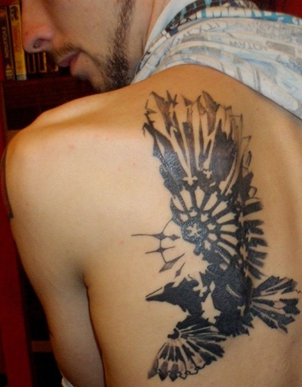 desenho de tatuagem de águia (3) 