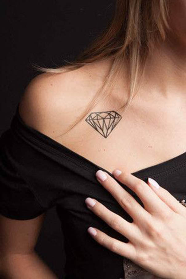 tatuagem de diamante 2018 