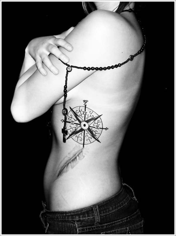 Tatuagens de bússola sabem sobre as idéias e significados 1 