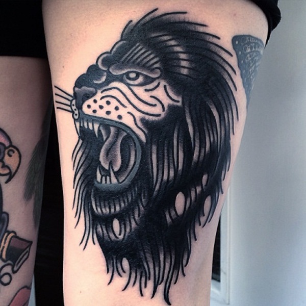 desenhos de tatuagem de leão para meninos e meninas25 