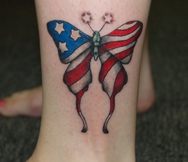 35 tatuagens e desenhos de bandeira americana 8 