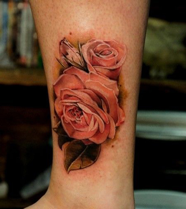 tatuagem de rosa rosa 