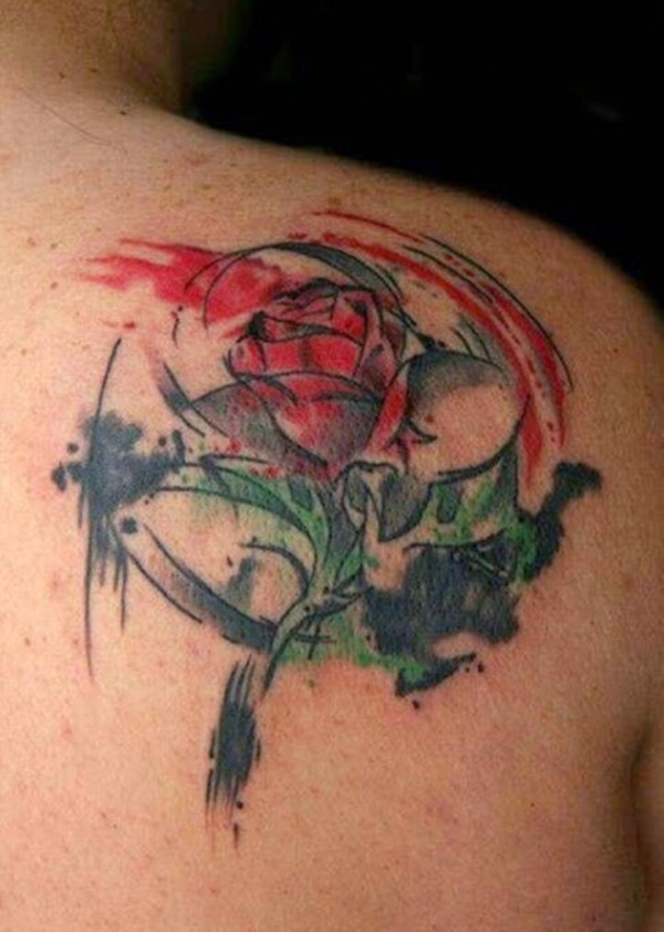 35 lindas tatuagens e desenhos de rosas 14 