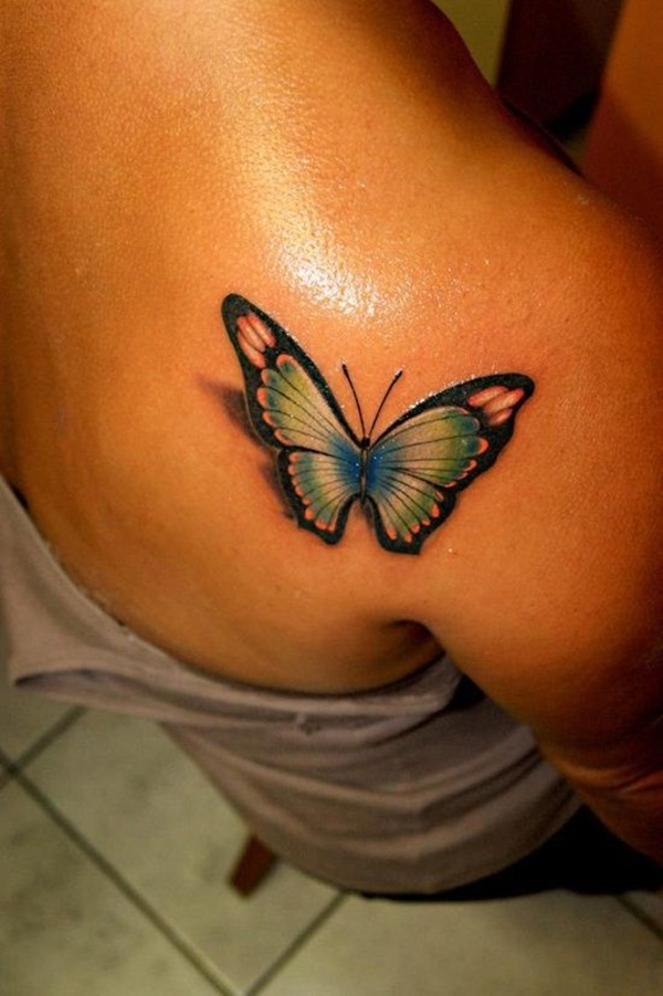 Tatuagem de borboleta bonito designs27 