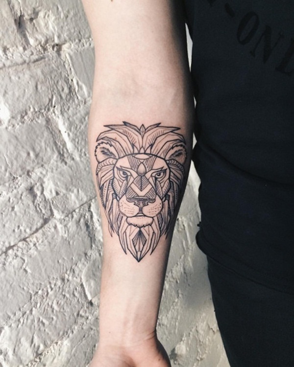desenhos de tatuagem de leão para meninos e meninas14 