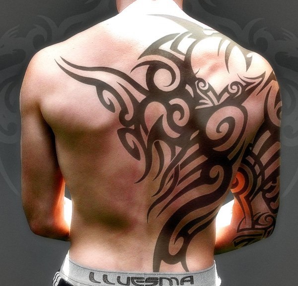 Desenhos e Tatuagem de Tatuagem nas Costas Completas 19 