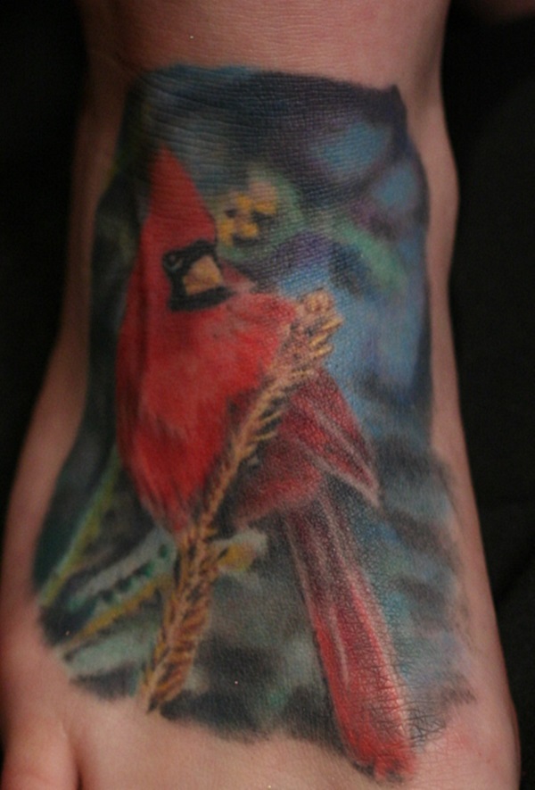35 Cardinal Tattoo Designs e Ideias 30 