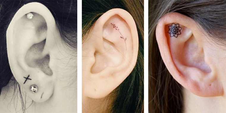 tatuagens na orelha 