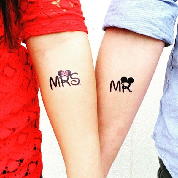 Desenhos de tatuagem de casal 13 