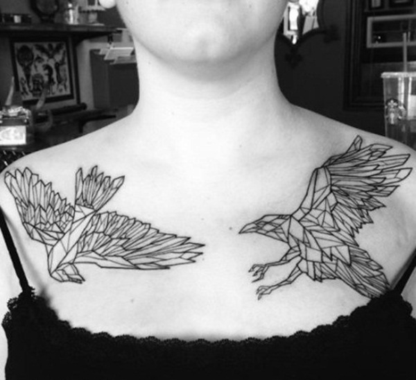 desenho de tatuagem de pássaro (33) 