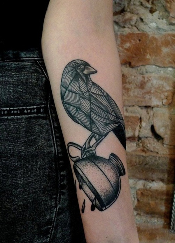 desenho de tatuagem de pássaro (27) 