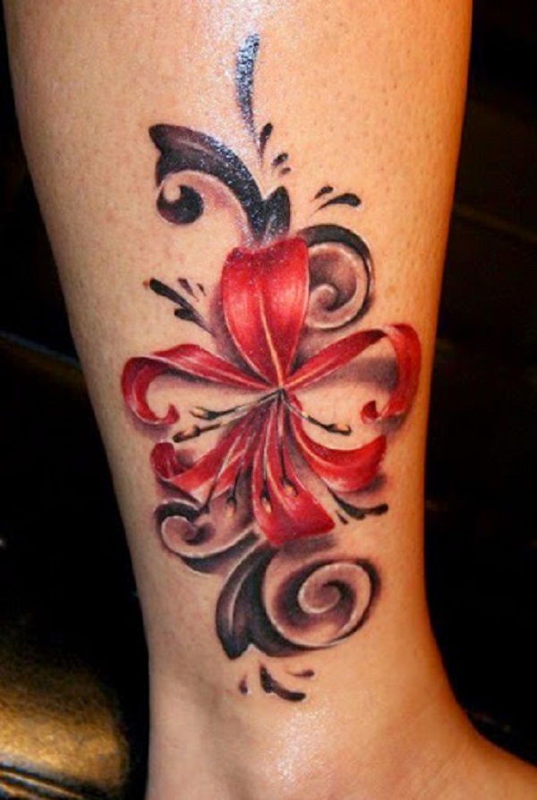 flores de lírio tatuagem 43 