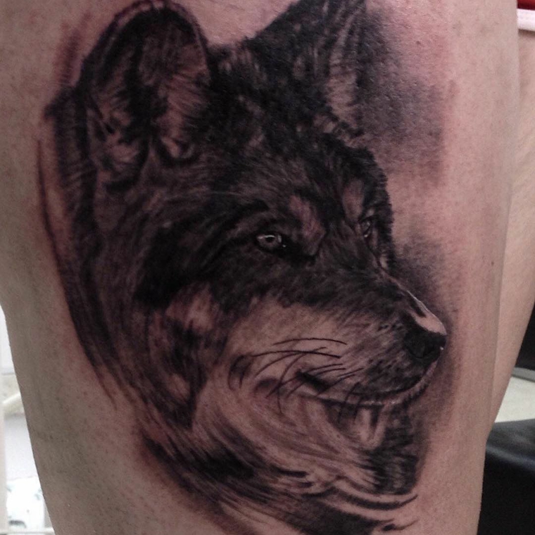 tatuagens original-moderno-lobo 