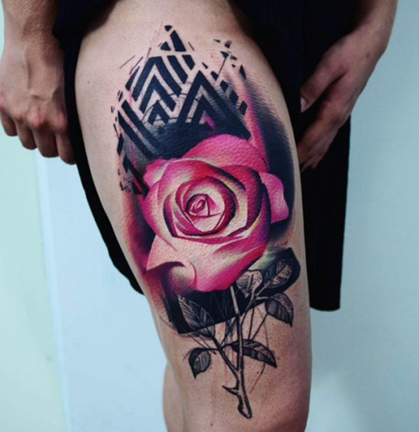 desenhos de tatuagem de flores (1) 