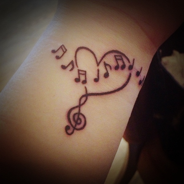 Desenhos de tatuagem de música 4 
