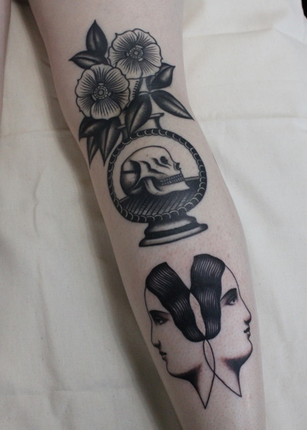 desenhos de tatuagem de flores (44) 