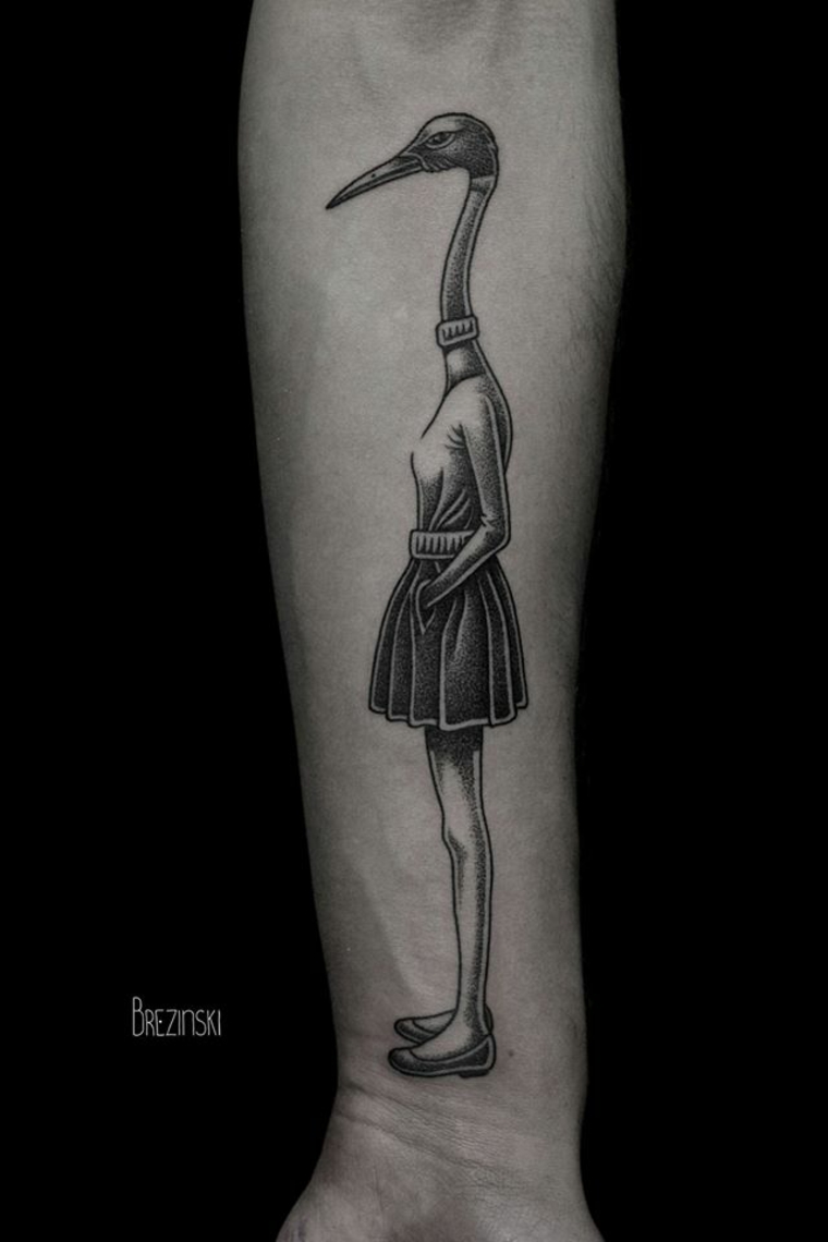 tatuagens surreais por Ilya Brezinski 