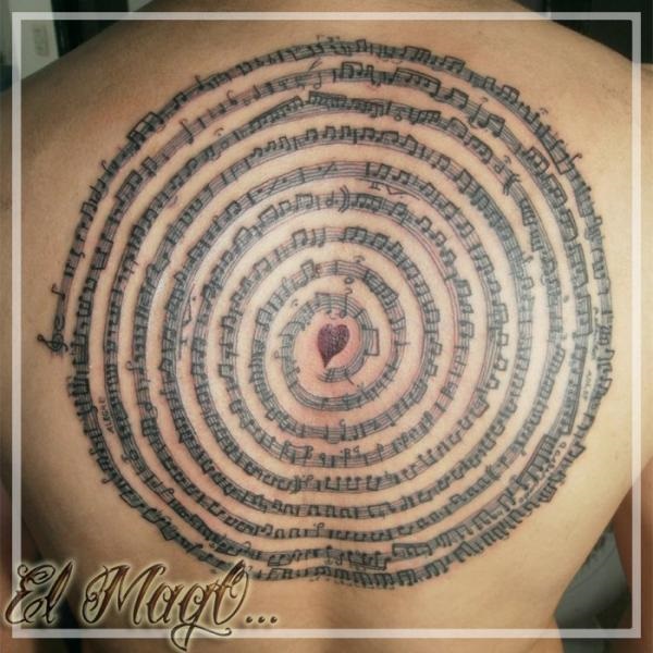 35 Melodious Music Notation Tattoos 4 