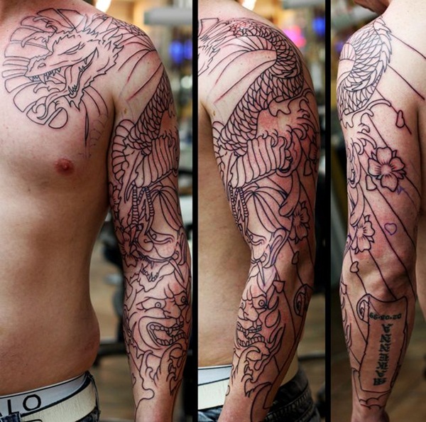 Tatuagens braço incrível para meninos 12 
