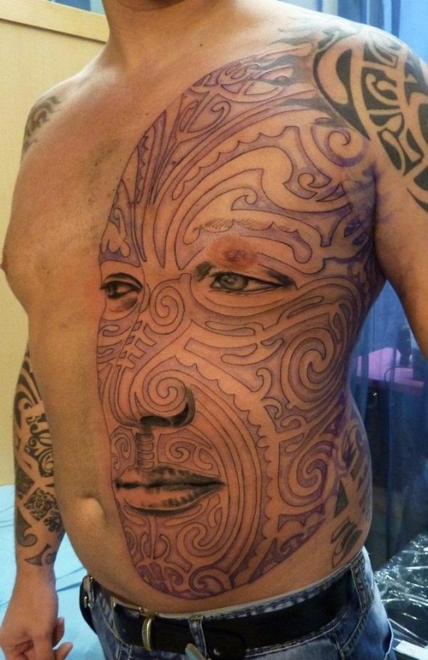 tatuagem de tinta marrom (54) 