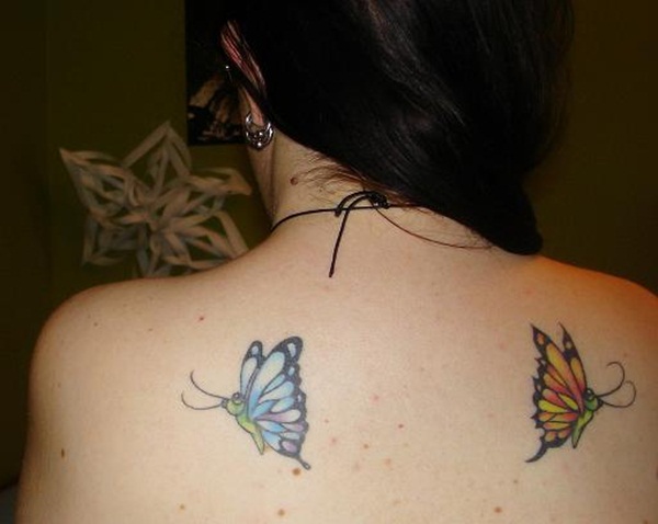 Tatuagem de borboleta bonito designs54 