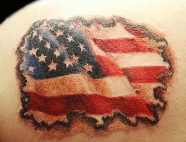 35 Tatuagens e Desenhos da Bandeira Americana 26 