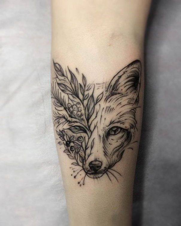 tatuagem de raposa 2018 