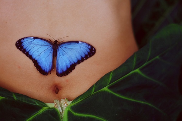 Tatuagem de borboleta 3D 40 